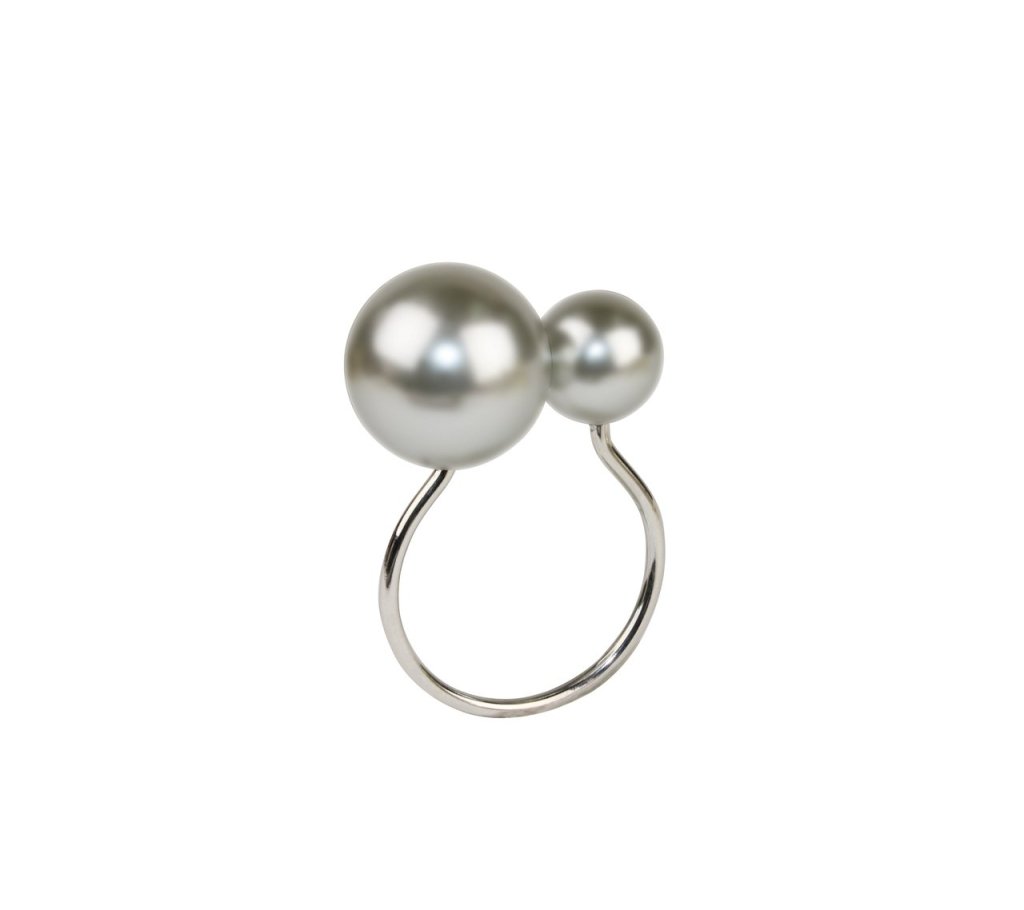 Kim Seybert Pearl Napkin Rings - Thumbnail 2