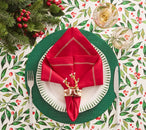 Kim Seybert, Inc.Blitzen Napkin Ring in Brown & Multi, Set of 4 in a Gift BoxNapkin Rings