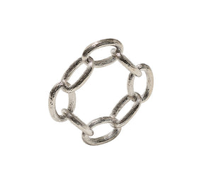 Sample: Chain Link Napkin Ring in Silver