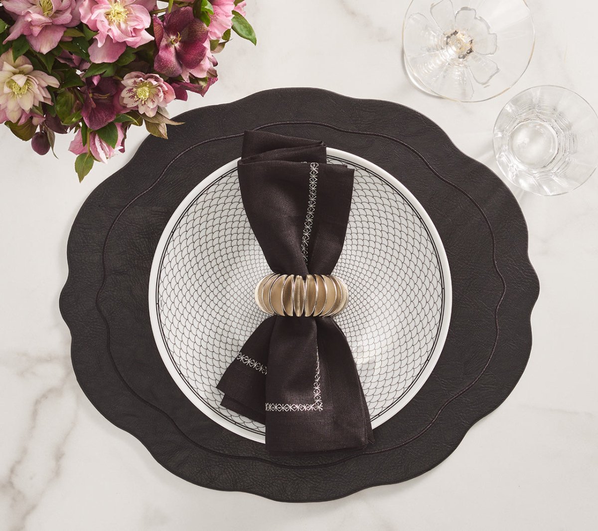 Classic Napkins in Blues & Greens, Set of 4