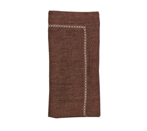 Kim Seybert, Inc.Classic Napkin in Brown, Set of 4Napkins