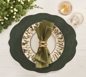 Kim Seybert, Inc.Classic Napkin in Olive, Set of 4Napkins