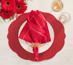 Kim Seybert, Inc.Classic Napkin in Red, Set of 4Napkins