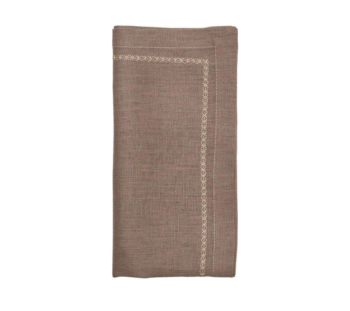 Kim Seybert, Inc.Classic Napkin in Taupe, Set of 4Napkins