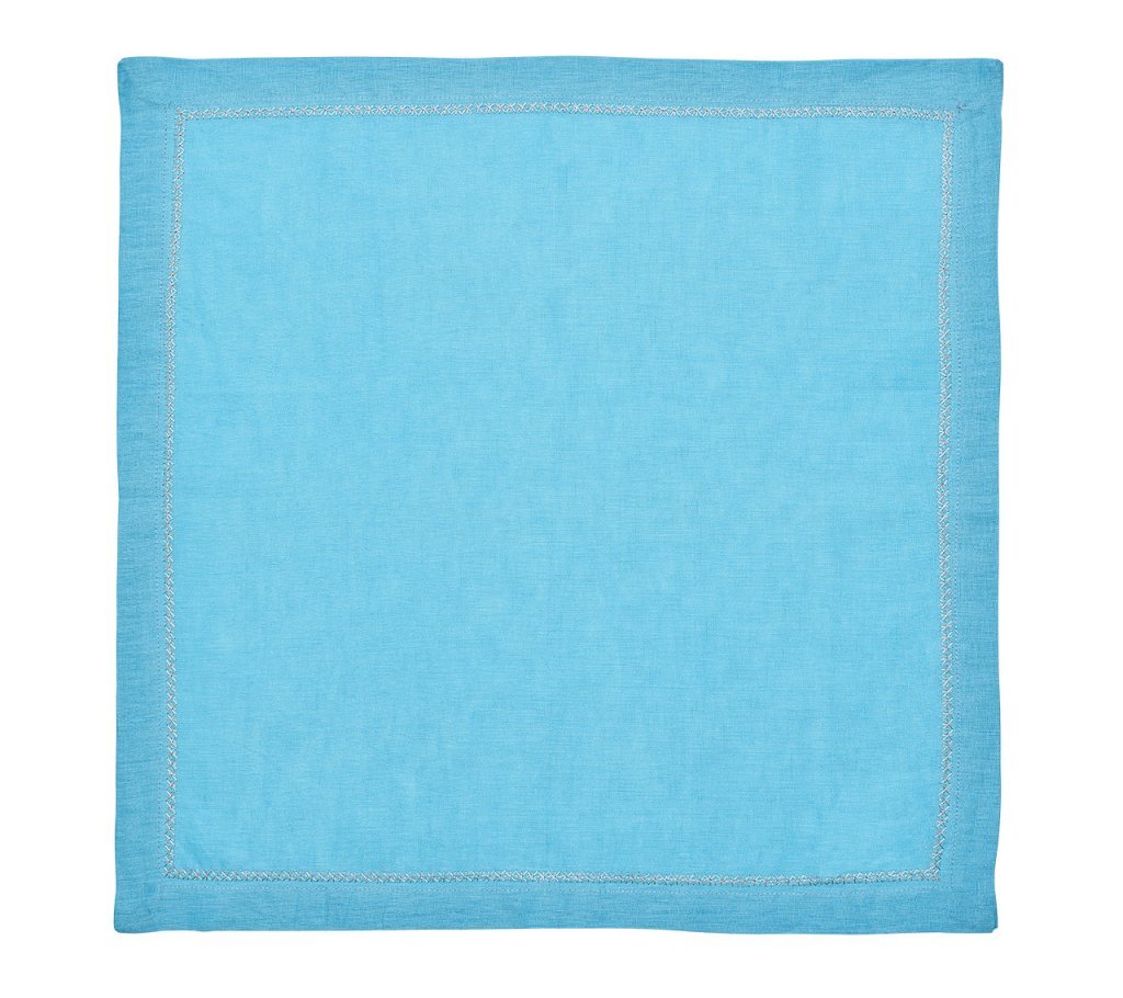 Classic Napkins in Blues, Set of 4