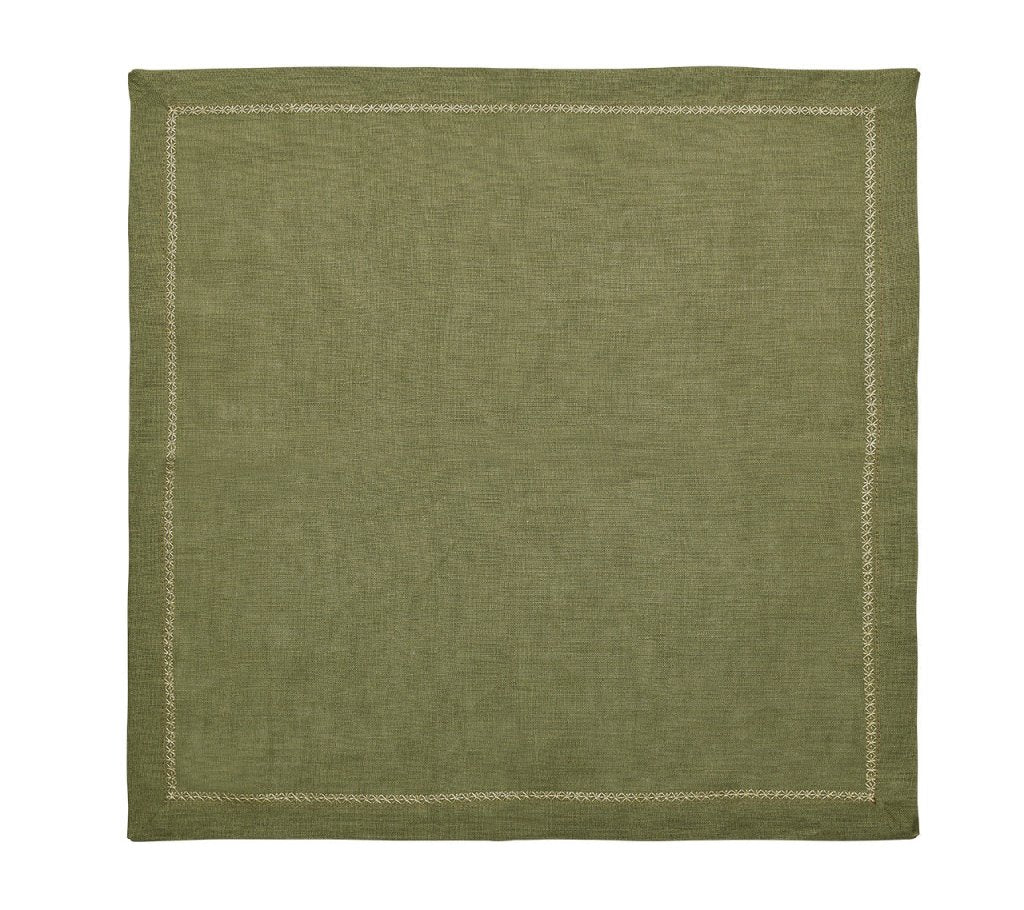 Classic Napkins in Greens, Set of 4