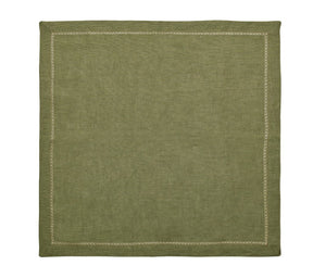 Classic Napkins in Greens, Set of 4