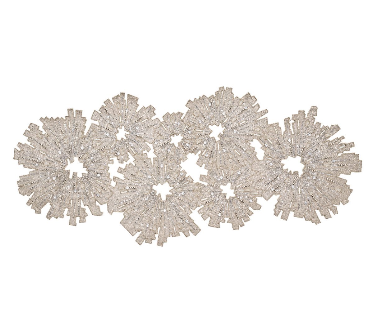 Kim Seybert, Inc.Crystal Burst Runner in Silver & CrystalTable Runners