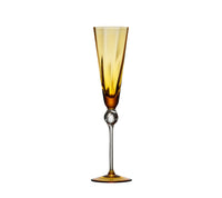 Daphne Flute in Amber, Set of 4