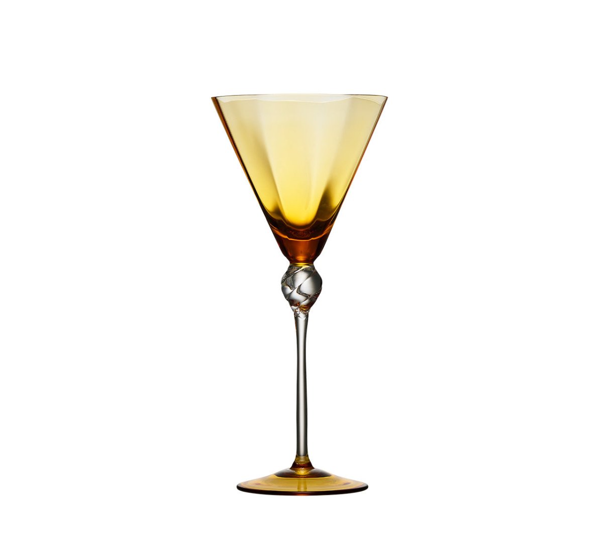 Kim Seybert, Inc.Daphne Wine Glass in Amber, Set of 4Glassware