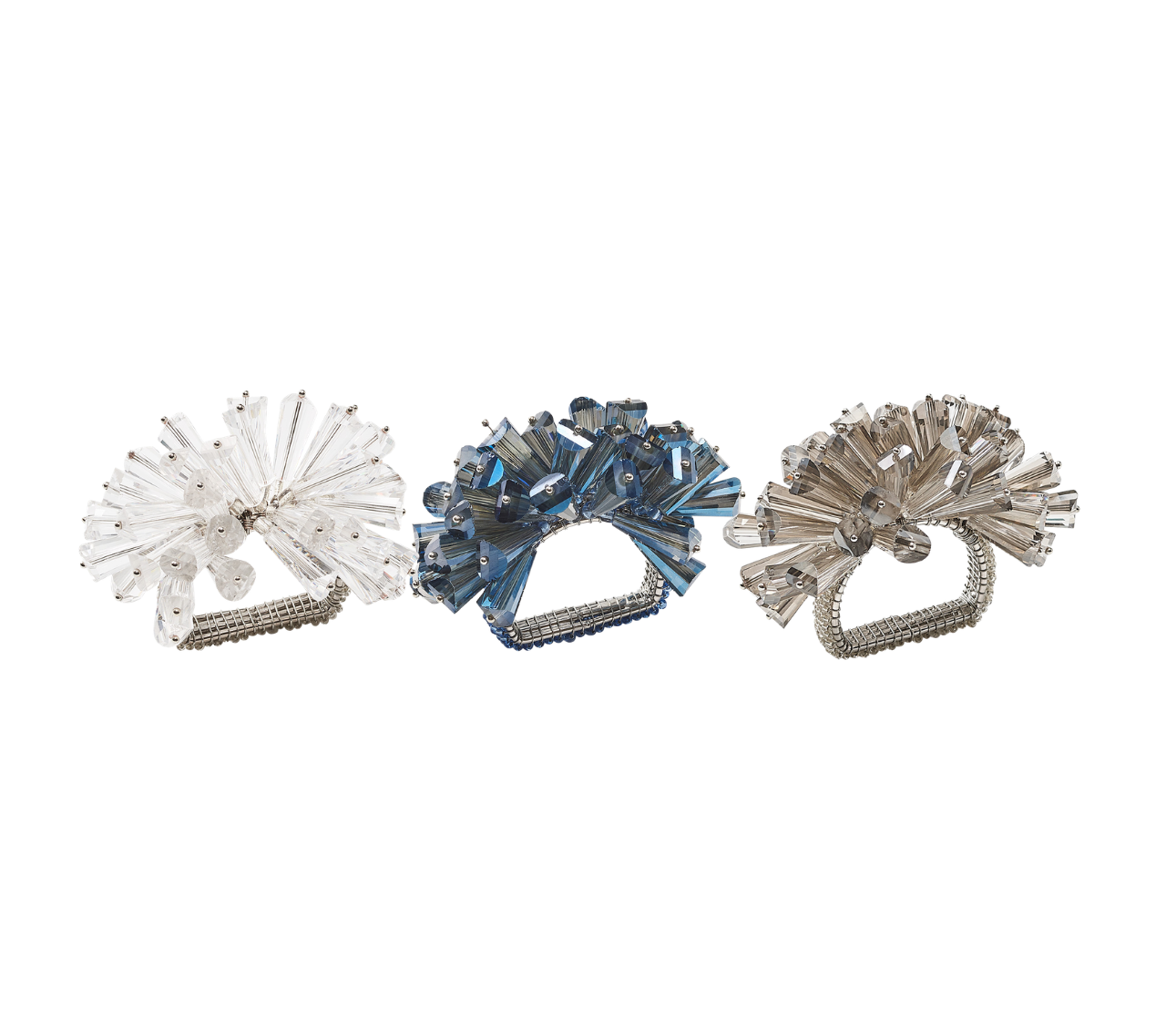 Dazzle Napkin Rings, Set of 4