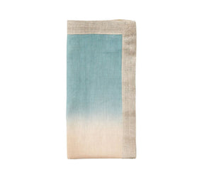 Dip Dye Napkins in Cool Tones, Set of 4