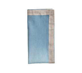 Dip Dye Napkins in Cool Tones, Set of 4