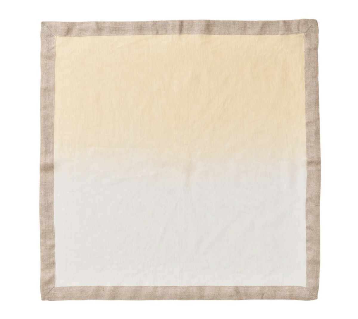 Dip Dye Napkins in Earth Tones, Set of 4