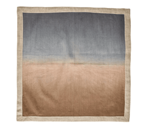 Dip Dye Napkins in Earth Tones, Set of 4