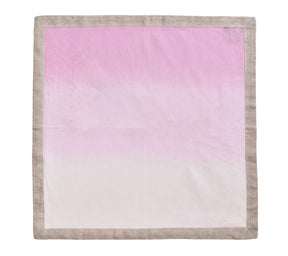 Dip Dye Napkins in Warm Tones, Set of 4