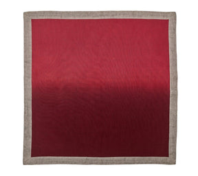 Dip Dye Napkins in Warm Tones, Set of 4