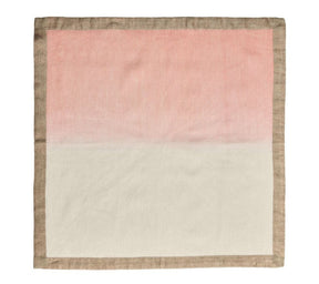 Dip Dye Napkins in Warm Tones, Set of 4