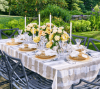 Dream Weaver Placemat in Natural & White, Set of 4