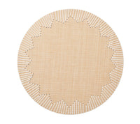 Dream Weaver Placemat in Natural & White, Set of 4