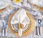 Dream Weaver Placemat in Natural & White, Set of 4