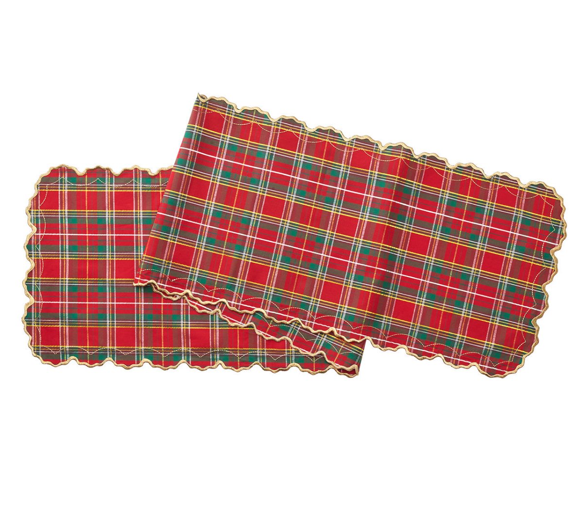 Kim Seybert, Inc.Holiday Threads Runner in Red, Green & GoldTable Runners