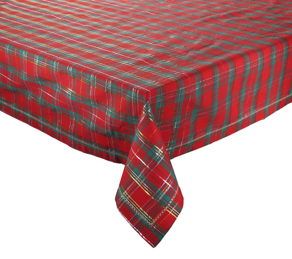 Kim Seybert, Inc.Holiday Threads Tablecloth in Red, Green & GoldTablecloths