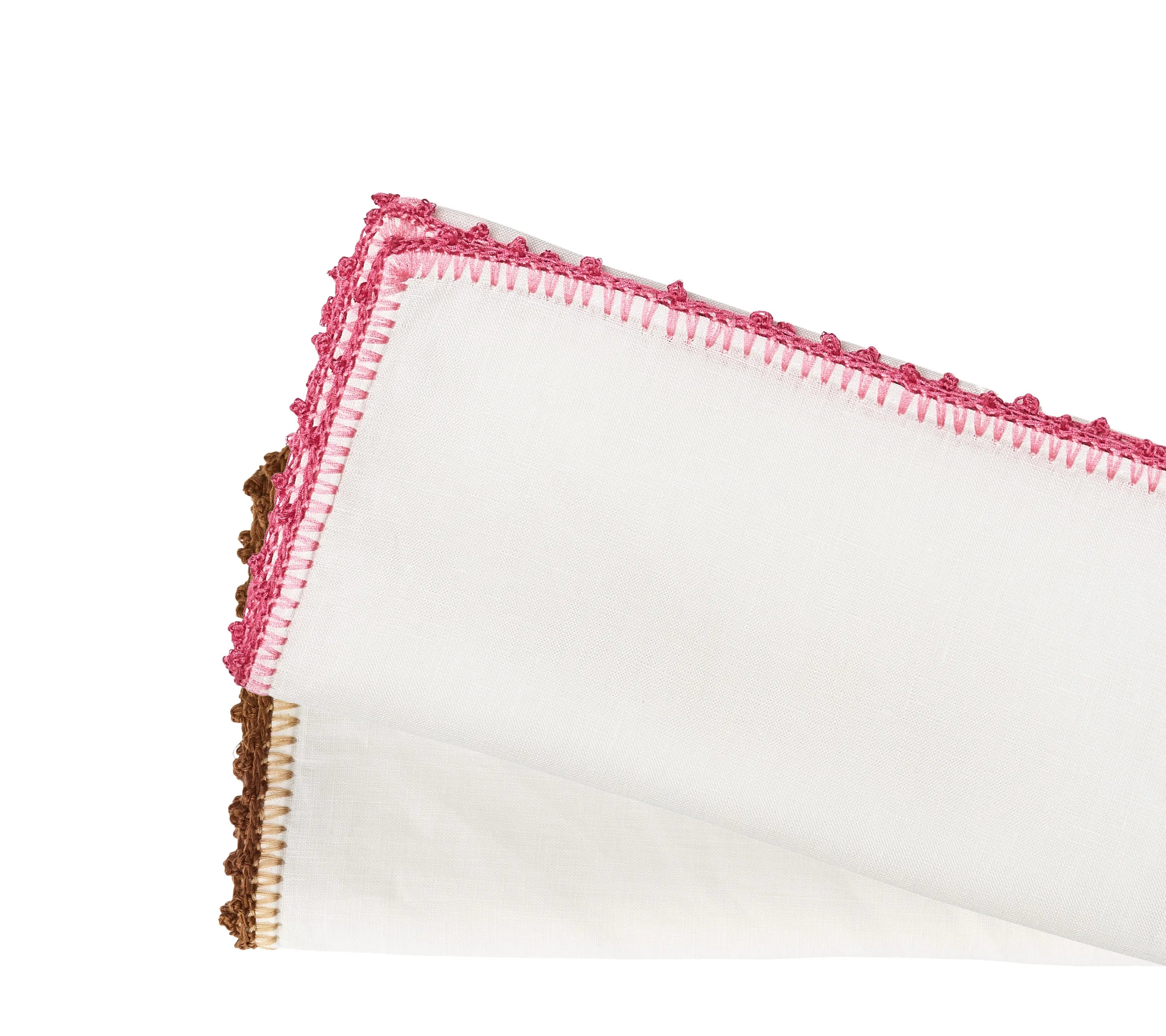 Knotted Edge Napkins, Set of 4