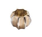 Desert Napkin Ring in Gold & Silver, Set of 4