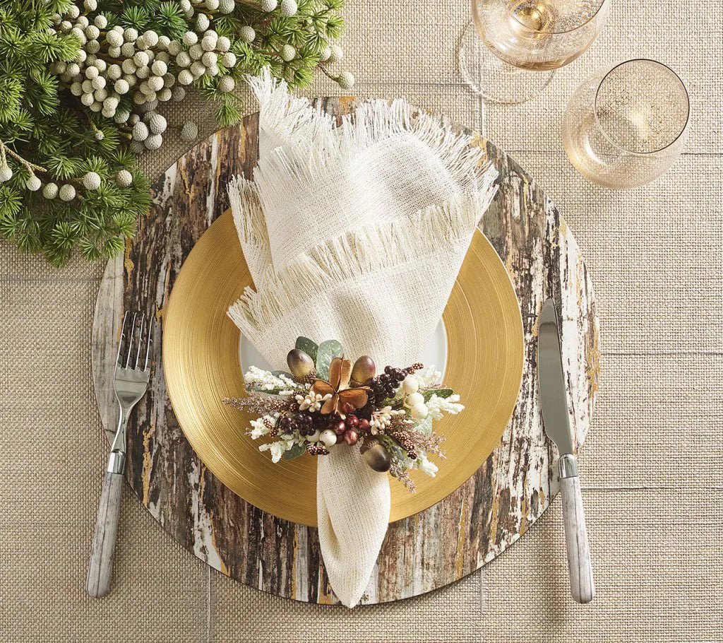 Wildwood Napkin Ring in Multi, Set of 4