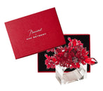 Zénith Napkin Ring in Red, Set of 4 in a Gift Box