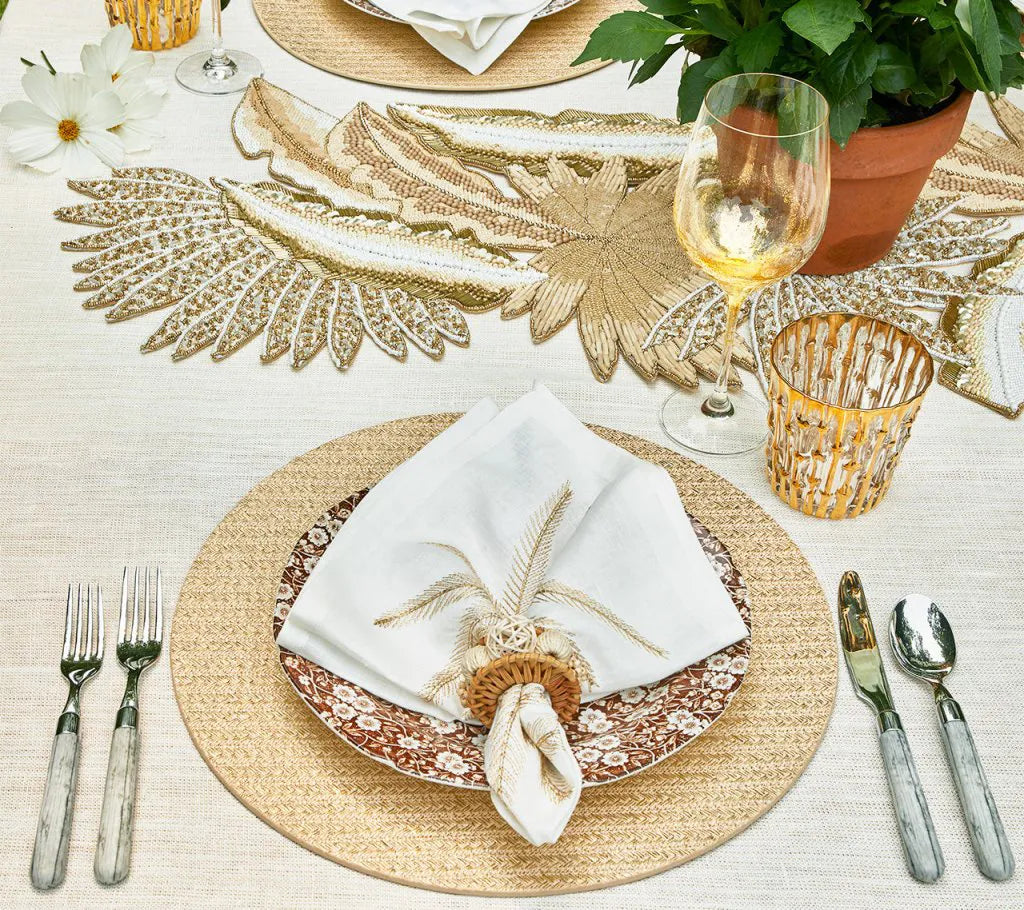 Playa Napkin Ring in Natural, Set of 4
