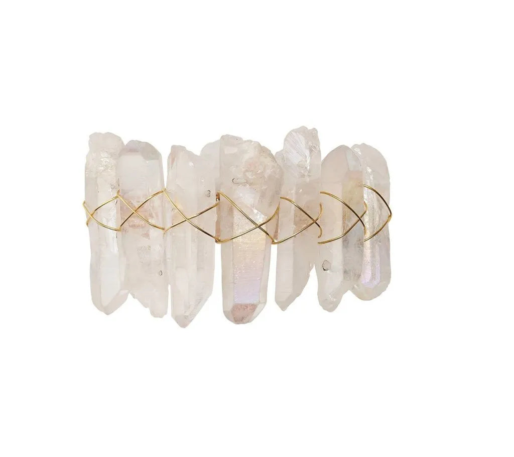 Radiant Napkin Ring in Iridescent, Set of 4