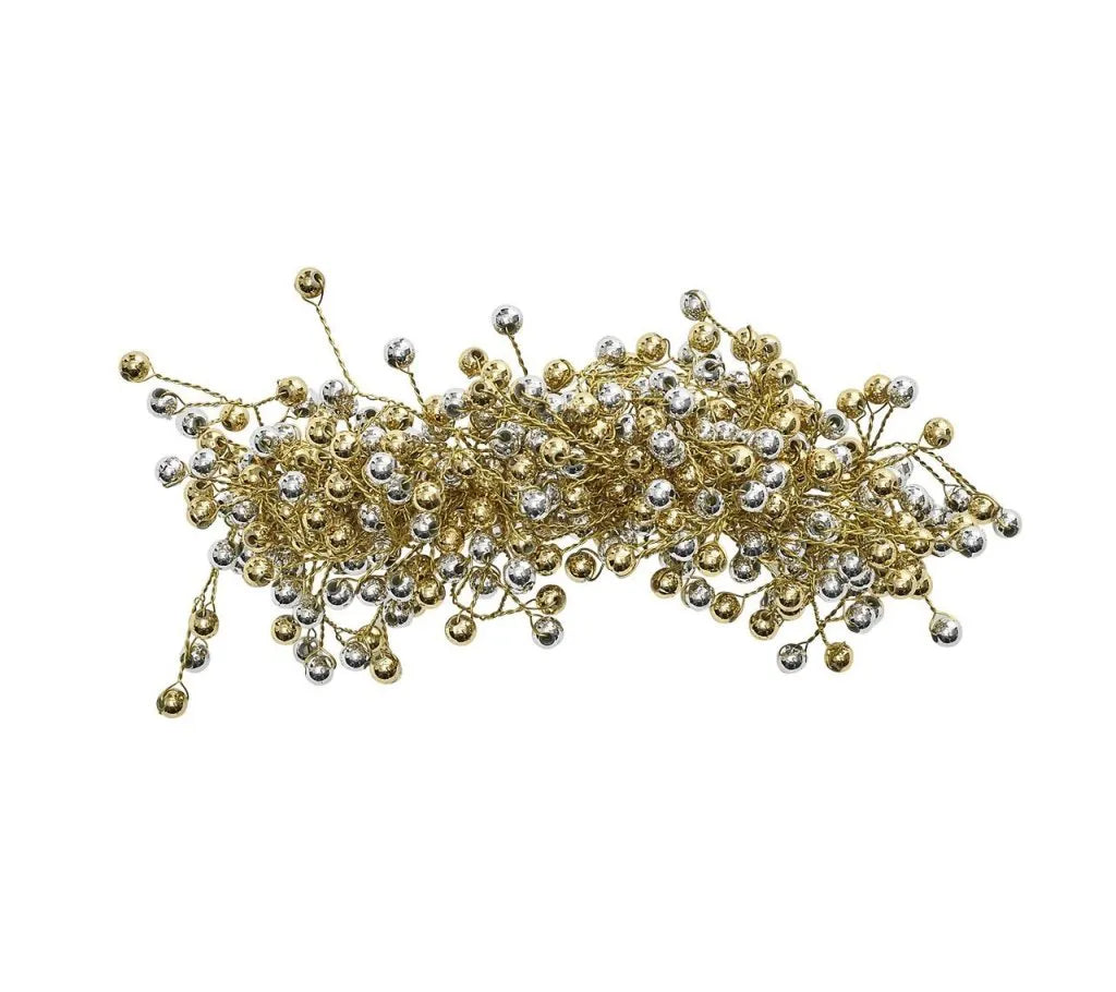 Spray Napkin Ring in Gold & Silver, Set of 4