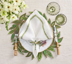 Dragonfly Napkin Ring in Green, Set of 4 in a Gift Box