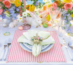 Bloom Napkin Ring in Natural & Multi, Set of 4