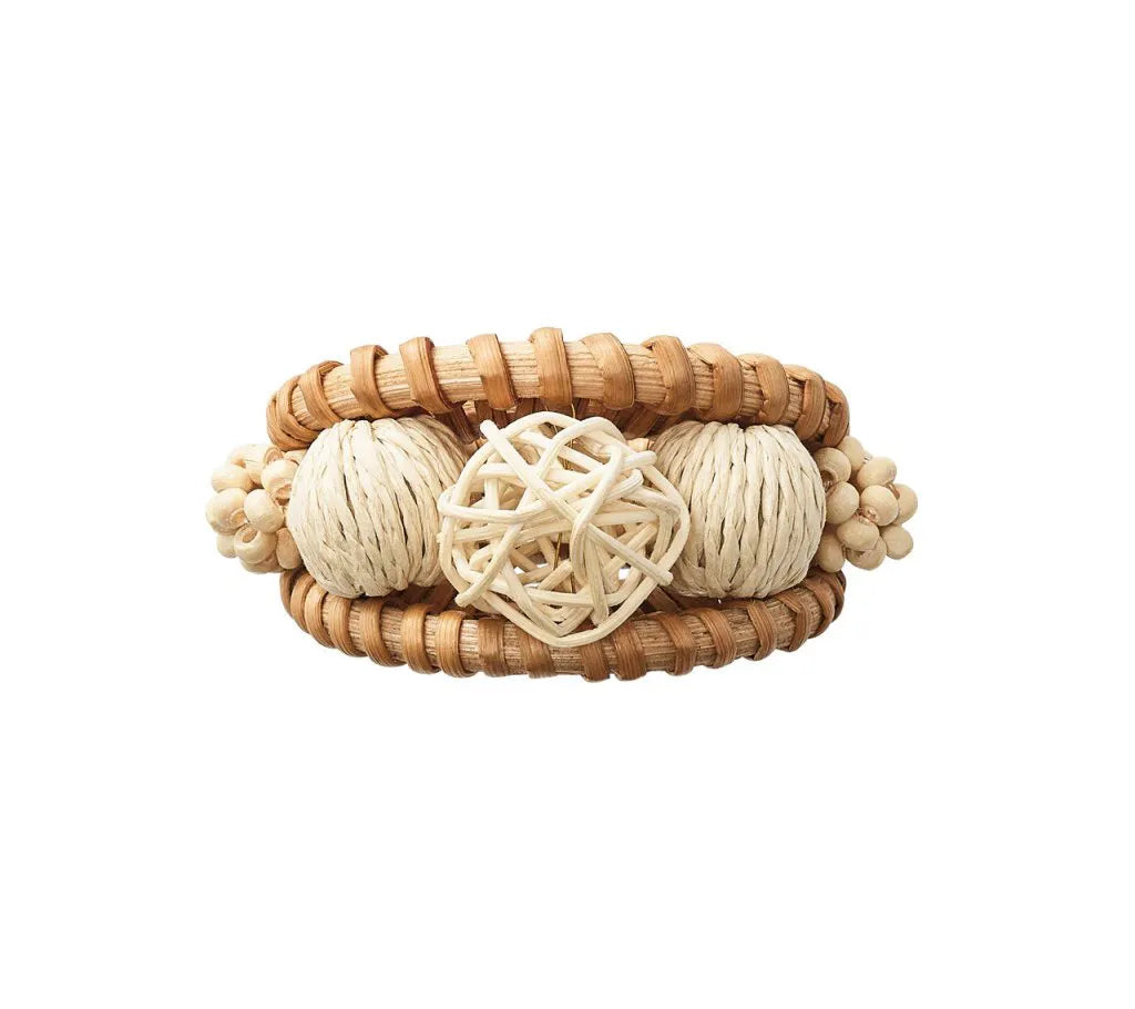 Playa Napkin Ring in Natural, Set of 4