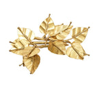 Bougainvillea Napkin Ring in Gold, Set of 4