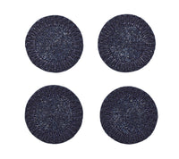 Kim Seybert, Inc.Palisade Coaster in Navy, Set of 4 in a Gift BagDrink Coasters