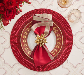 Kim Seybert, Inc.Palisade Placemat in Red, Set of 2Placemats