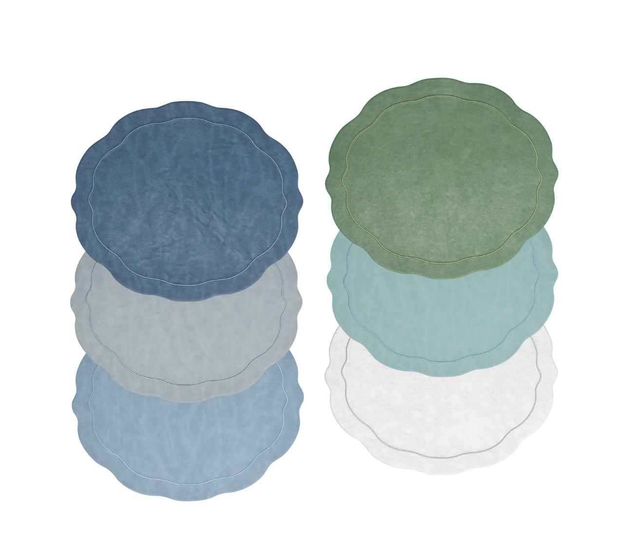 Tailored Placemats in Spring Tones, Set of 4