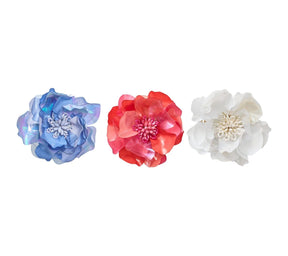 Gardenia Napkin Rings, Set of 4