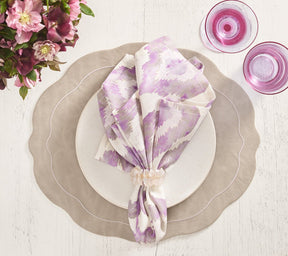 Radiant Napkin Ring in Iridescent, Set of 4