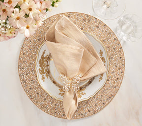 Kim Seybert, Inc.Rapture Placemat in Champagne & Crystal, Set of 2Placemats