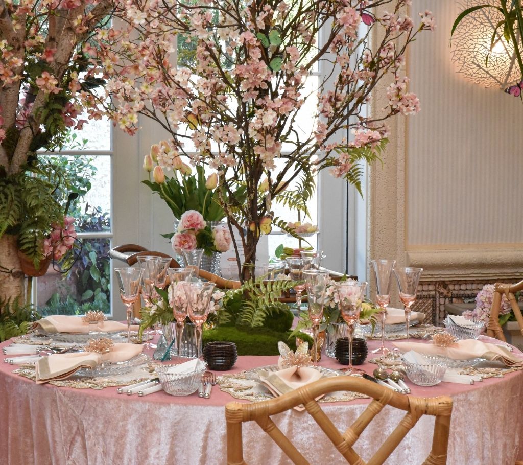 Ophelia Wine in Blush, Set of 4