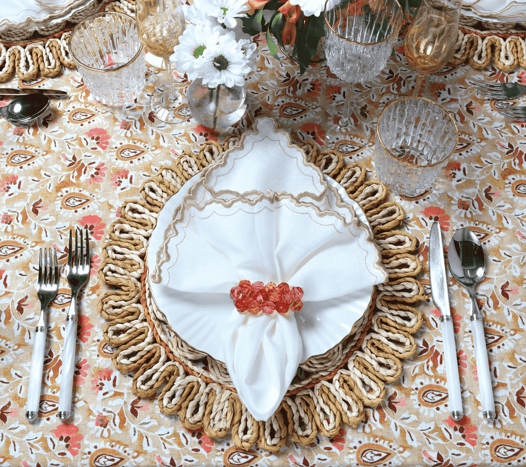 Boho Placemat in Natural, Set of 4