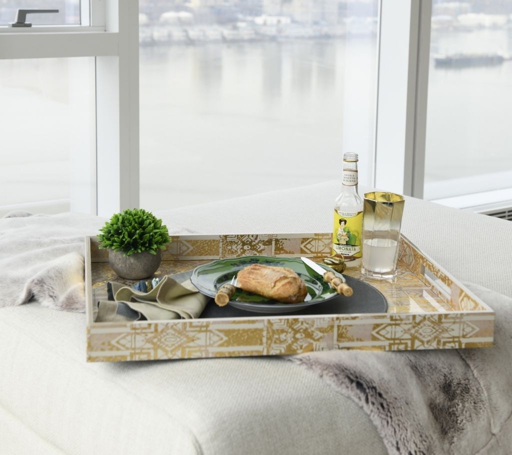 Distressed Tray 14.5" X 7.5"