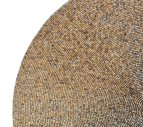 Confetti Placemat in Gold, Set of 4