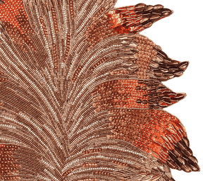 Harvest Placemat in Brown & Orange, Set of 2