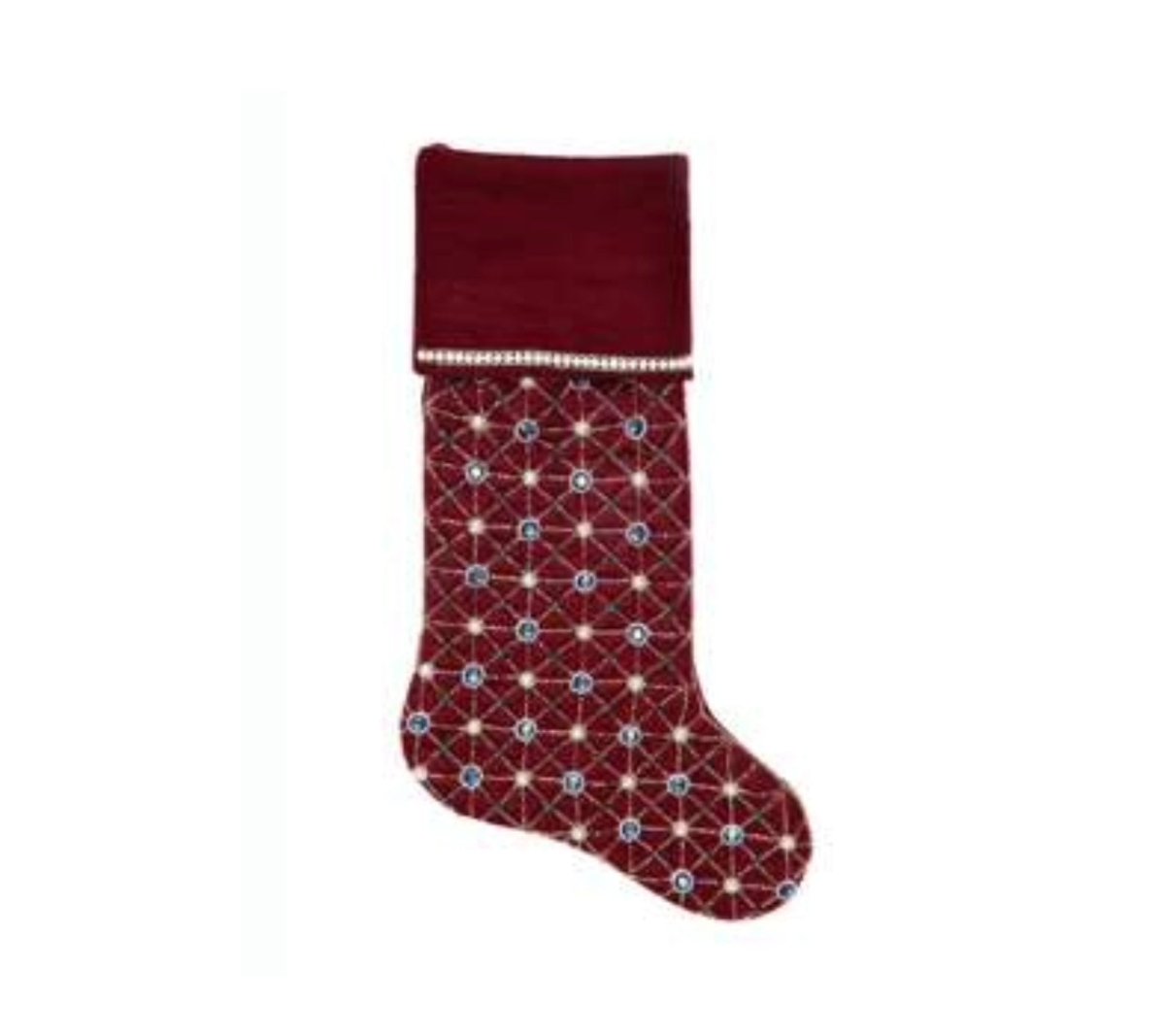 Kim SeybertSample: Holiday Pearl Stocking in MultiSample Sale